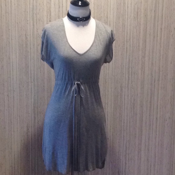 DOUBLE LINED DRAWSTRING SOFT SOFT DRESS - Picture 2 of 7